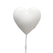 Load image into Gallery viewer, Hjartaveggljós - með gráum saum