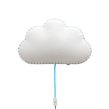 Load image into Gallery viewer, Skýjaveggljós - með bláum saum